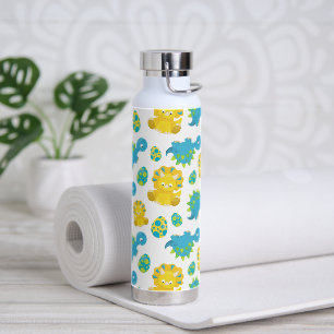 Pattern Of Dinosaurs, Cute Dinosaurs, Baby Dino Water Bottle
