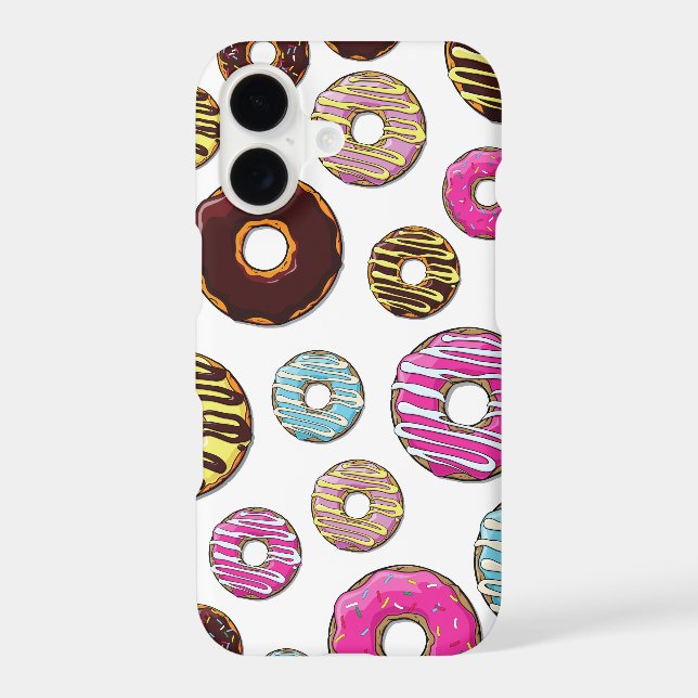 Pattern Of Doughnuts, Colourful Doughnuts, Sprinkl (Back)