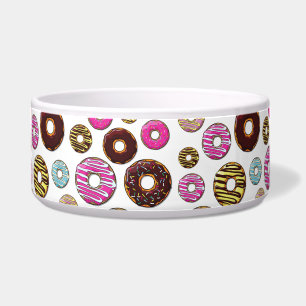 Pattern Of Doughnuts, Colourful Doughnuts, Sprinkl