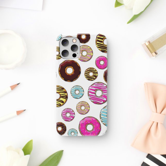 Pattern Of Doughnuts, Colourful Doughnuts, Sprinkl Case-Mate iPhone Case (Creator Uploaded)