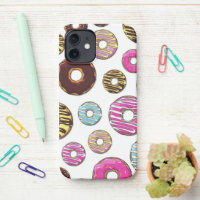 Pattern Of Doughnuts, Colourful Doughnuts, Sprinkl