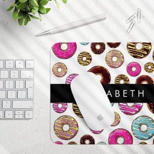 Pattern Of Doughnuts, Colourful Doughnuts, Your Na Mouse Mat