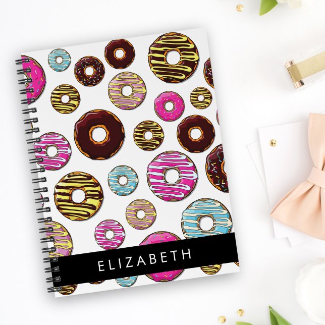 Pattern Of Doughnuts, Colourful Doughnuts, Your Na Planner (Creator Uploaded)