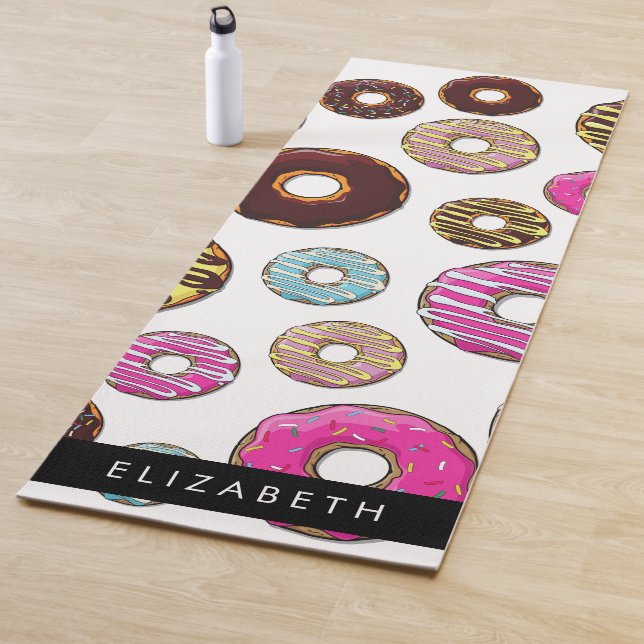 Pattern Of Doughnuts, Colourful Doughnuts, Your Na Yoga Mat (In Situ)