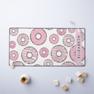 Pattern Of Doughnuts, Pink Doughnuts, Icing, Your  Desk Mat