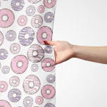 Pattern Of Doughnuts, Pink Doughnuts, Purple Dough Scarf<br><div class="desc">Cute,  fun and adorable pattern with pink and purple doughnuts. Modern and trendy gift,  perfect for the doughnut lover in your life.</div>