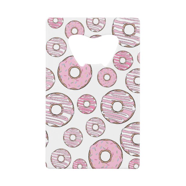 Pattern Of Doughnuts, Pink Doughnuts, Sprinkles (Front)