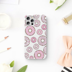 Pattern Of Doughnuts, Pink Doughnuts, Sprinkles