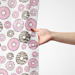 Pattern Of Doughnuts, Pink Doughnuts, White Doughn Scarf<br><div class="desc">Cute,  fun and adorable pattern with pink and white doughnuts. Modern and trendy gift,  perfect for the doughnut lover in your life.</div>