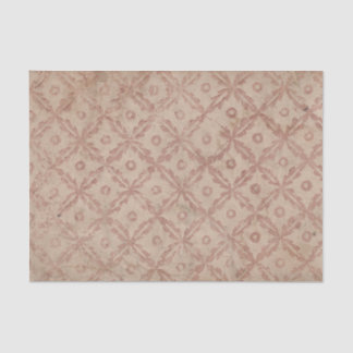 Pattern of Flowers and Circles Decoupage Paper