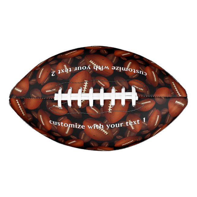 Pattern of footballs american football (Front)