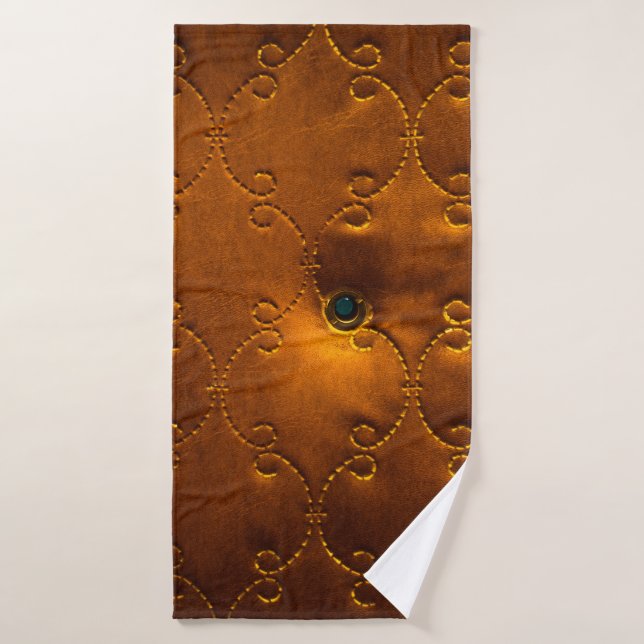 Pattern of genuine leather door upholsterydoor, go bath towel (Bath Towel)