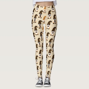 Pattern Of Gnomes, Halloween Gnomes Trick Or Treat Leggings