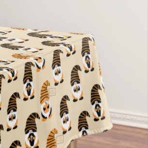 Pattern Of Gnomes, Halloween Gnomes Trick Or Treat Tablecloth