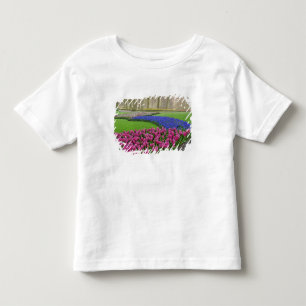 Pattern of Grape Hyacinth, tulips, and 2 Toddler T-Shirt