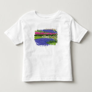Pattern of Grape Hyacinth, tulips, and 3 Toddler T-Shirt