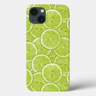 Pattern Of Green Lime Slices iPhone 13 Case