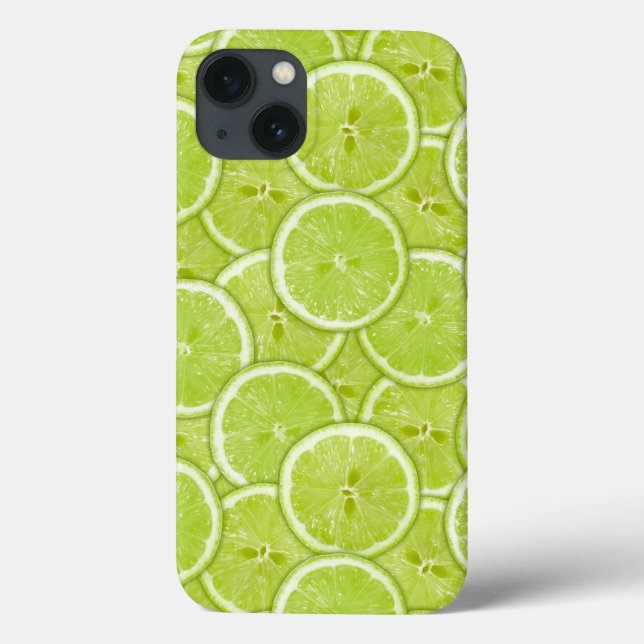 Pattern Of Green Lime Slices Case-Mate iPhone Case (Back)
