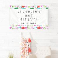 Pattern Of Hearts, Colourful Hearts, Bat Mitzah