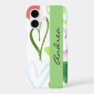 Pattern Of Hearts, Colourful Hearts, Your Name