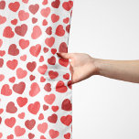 Pattern Of Hearts, Red Hearts, Hearts Pattern Scarf<br><div class="desc">Cute,  fun and adorable pattern with red hearts. Modern and trendy gift,  perfect for Valentine's Day.</div>