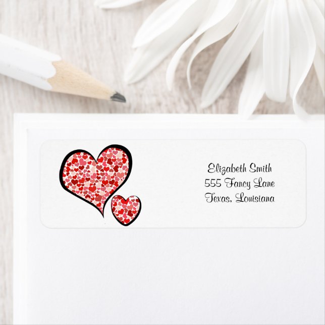 Pattern Of Hearts, Red Hearts, Love (Insitu)