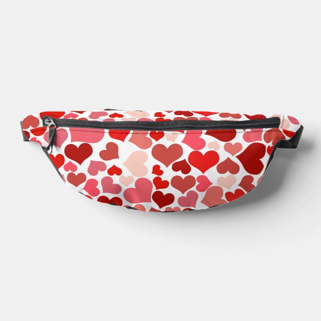 Pattern Of Hearts, Red Hearts, Love Bum Bags (Lay Down)