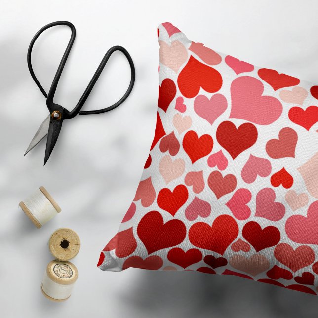 Pattern Of Hearts, Red Hearts, Love Pillowcase (Creator Uploaded)