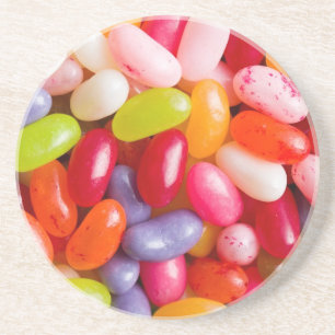 Pattern of jelly beans coaster