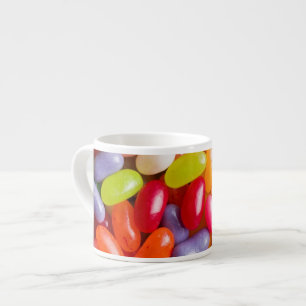Pattern of jelly beans espresso cup