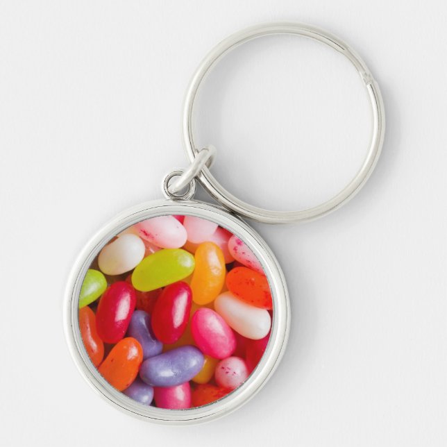 Pattern of jelly beans key ring (Front)