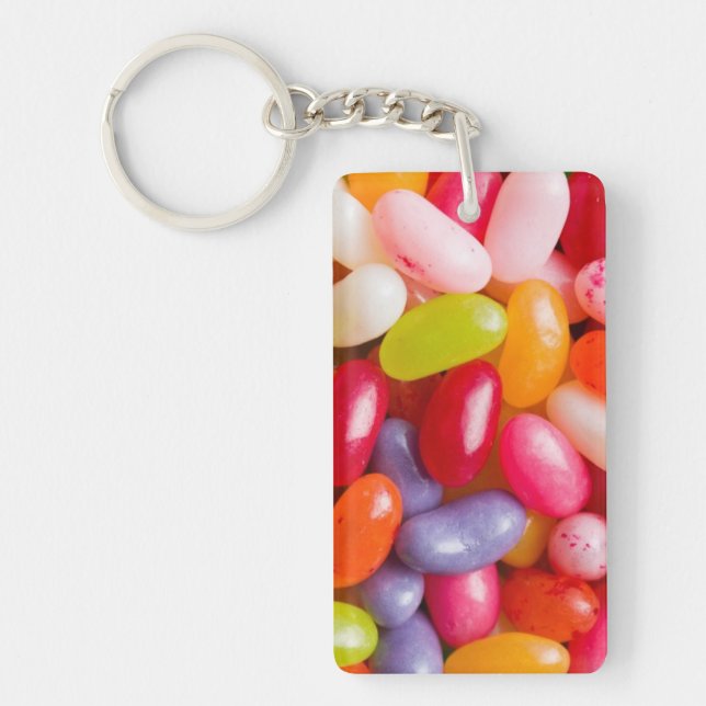 Pattern of jelly beans key ring (Front)