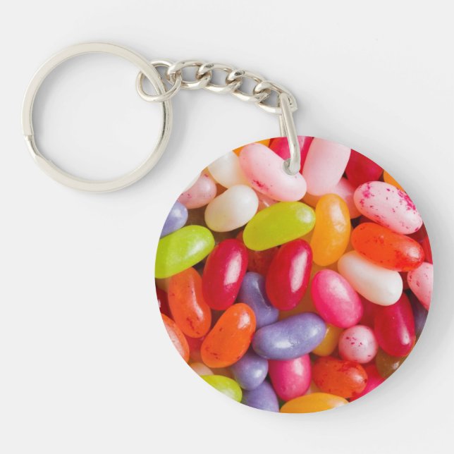 Pattern of jelly beans key ring (Front)