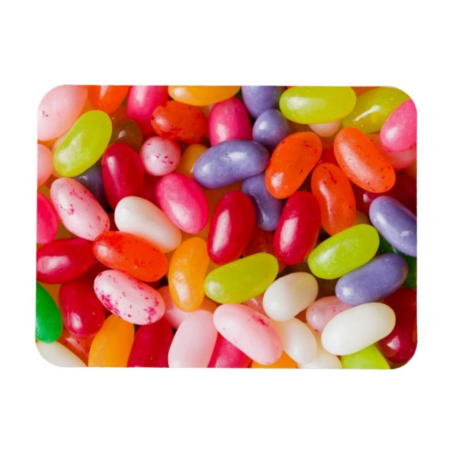 Pattern of jelly beans magnet (Horizontal)