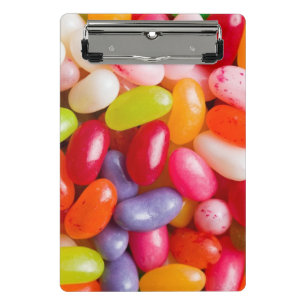 Pattern of jelly beans mini clipboard