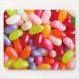 Pattern of jelly beans mouse mat