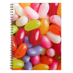 Pattern of jelly beans notebook