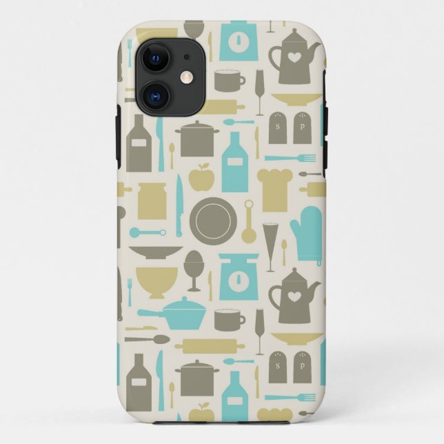 Pattern Of Kitchen Tools Case-Mate iPhone Case (Back)