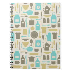 Pattern Of Kitchen Tools Notebook
