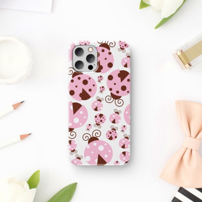 Pattern Of Ladybugs, Cute Ladybugs, Pink Ladybugs (Creator Uploaded)