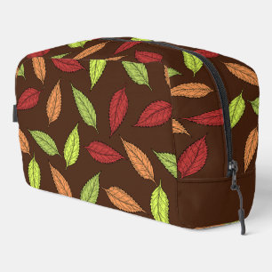 Pattern Of Leaves, Colourful Leaves, Autumn Leaves Dopp Kit