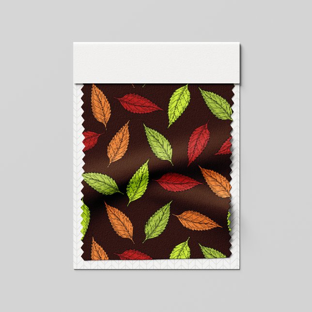Pattern Of Leaves, Colourful Leaves, Autumn Leaves Fabric (Creator Uploaded)