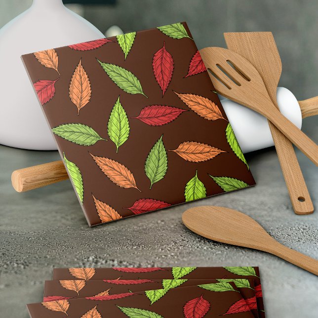 Pattern Of Leaves, Colourful Leaves, Autumn Leaves Tile (Creator Uploaded)