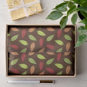 Pattern Of Leaves, Colourful Leaves, Autumn Leaves Tissue Paper