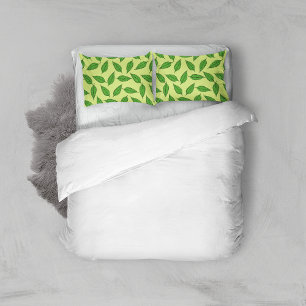 Pattern Of Leaves, Leaf Pattern, Spring Leaves Pillowcase