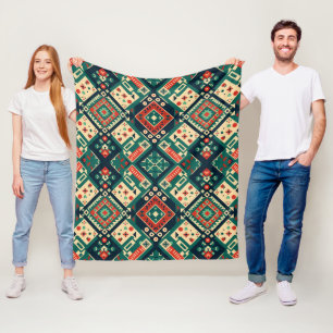 Pattern of Lithuania Fleece Blanket