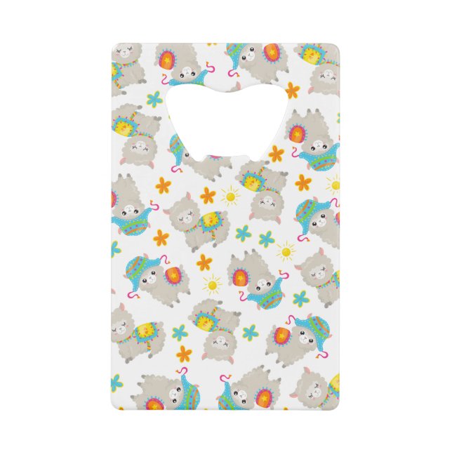 Pattern Of Llamas, Cute Llamas, Alpacas, Flowers (Front)