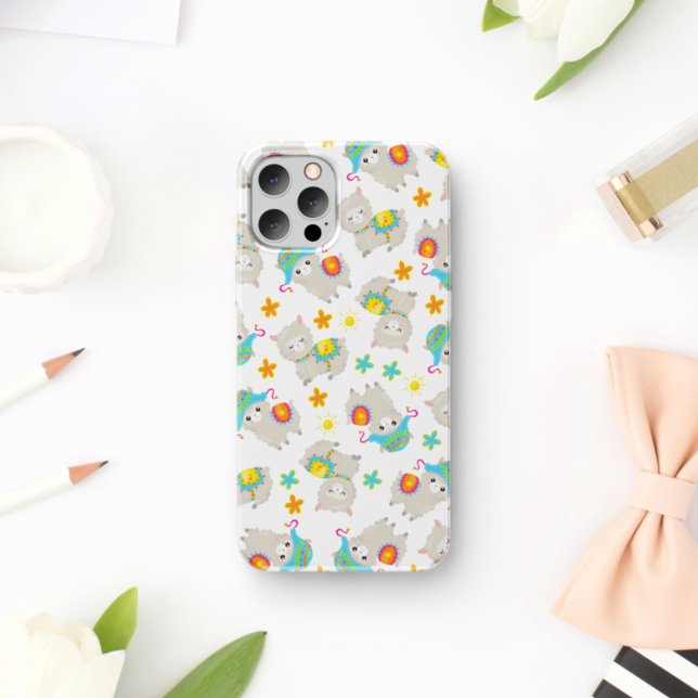 Pattern Of Llamas, Cute Llamas, Alpacas, Flowers (Creator Uploaded)