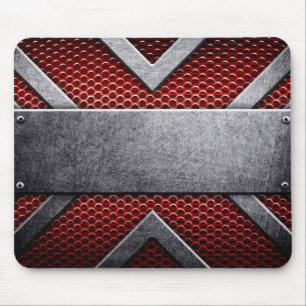 Pattern of metal plate mouse mat