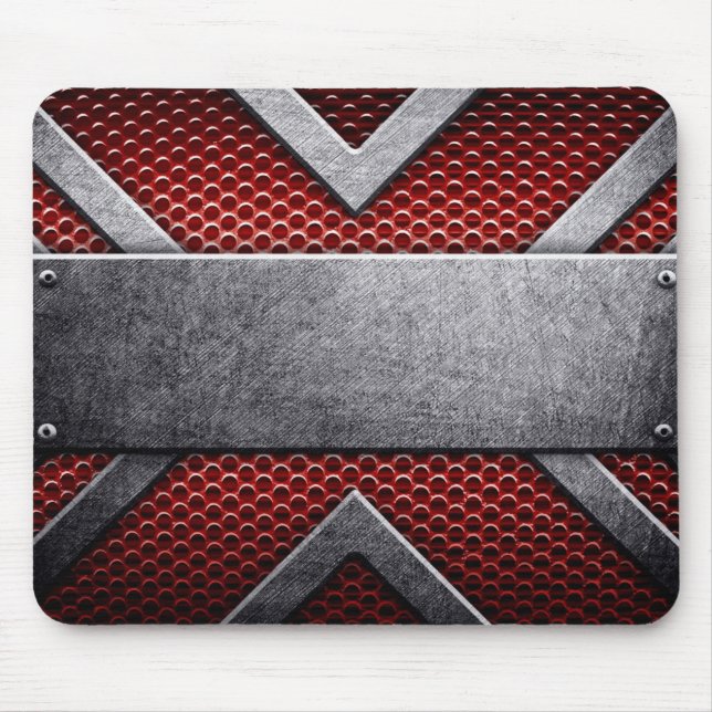 Pattern of metal plate mouse mat (Front)